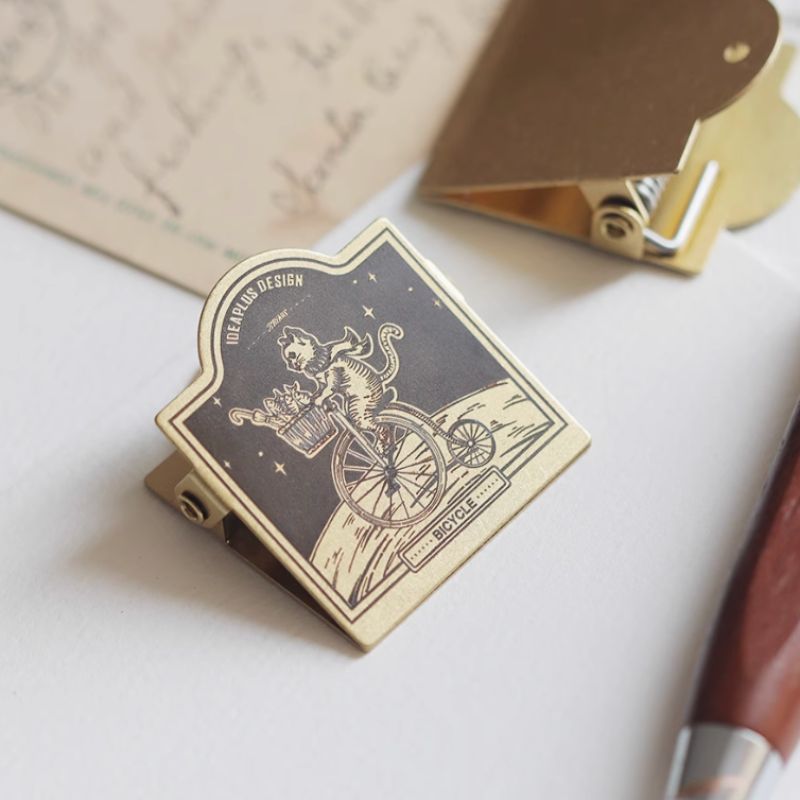 Messing Vintage-Clip