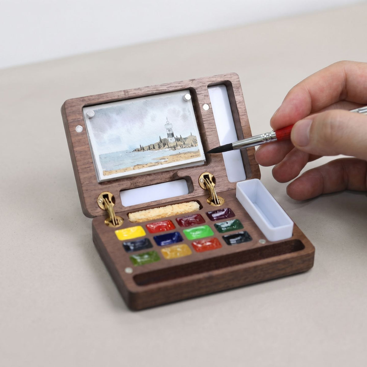 ArtMate - Handgefertigtes Walnuss-Kunst-Kit